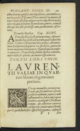Laurentii Vallae In Quartum librum elegantiarum ...