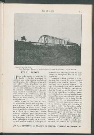 Cuba ilustrada. Puente en los Palacios del ferrocarril del Oeste. Pinar del Río. [Fotografía]