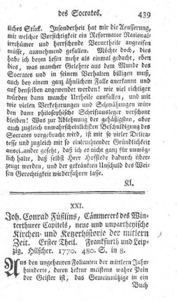 Neue und unpartheyische Kirchen- und Ketzerhistorie der mittlern Zeit. T.1.