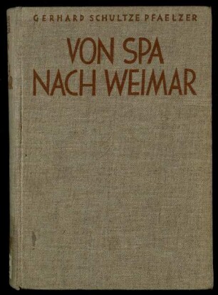 Von Spa nach Weimar