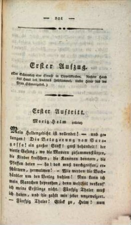 Die Belagerung von Saragossa, oder: Pachter Feldkümmels Hochzeitstag : ein Lustspiel in vier Aufzügen
