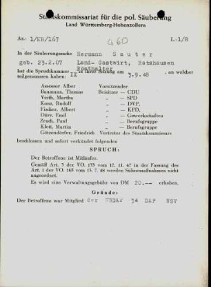 Sauter, Hermann