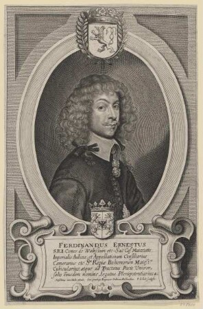 Bildnis des Ferdinandus Ernestus, Comes de Walnstain