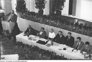 Auftritt eines polnischen Ensembles, Ferienlager der Jungen Pioniere, September 1954