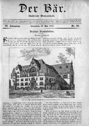 Sonnabend, 26. Mai 1900 Nr, 21