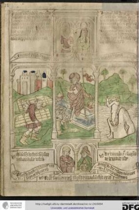 Versus: Nunc saxum texit ingens tumultum Ihesus exit.