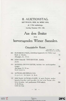 Ostasiatische Kunst (Nr. 193-210)