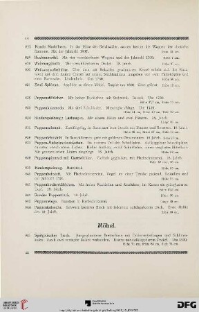 Möbel (Nr. 845-1220)