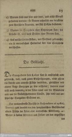 Die Gelbsucht