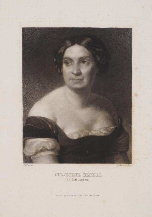 Bildnis von Christine Hebbel (1817-1910)