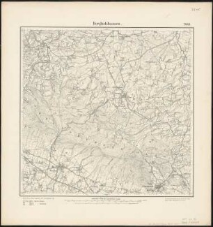 Meßtischblatt 2080 : Borgholzhausen, 1897 : Borgholzhausen. - Aufn. 1895. - 1:25000. - [Berlin]: Reichsamt für Landesaufnahme, 1897. - 1 Kt.