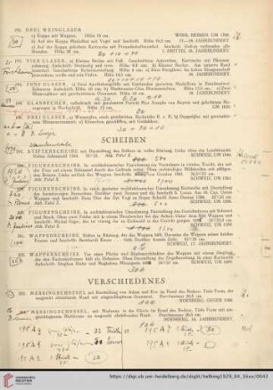 Scheiben (Nr. 197-202)