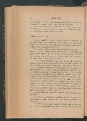 Misión de la poetisa
