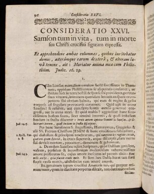 96-107, Consideratio XXVI - XXVIII