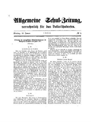 Ordnung der evangelischen Schullehrerseminare im Königreiche Sachsen vom Jahre 1857 : (Schluß)