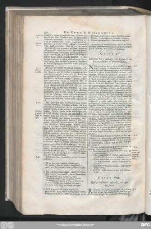 Caput VII. Proponitur status quaestionis, de Pastoris Ecclesiastici residentia ad proprium titulum.