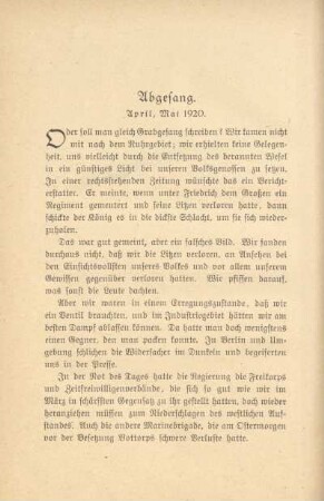 Abgesang