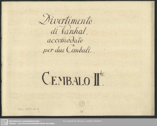 Cembalo II.