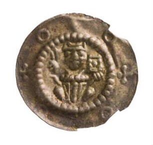 Münze, Brakteat, um 1300