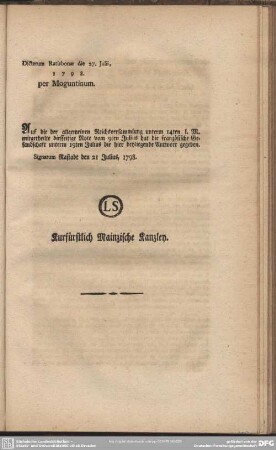 [27ter d.d. 21. ej. mit einer Beilage. dikt. den 27. ej.]