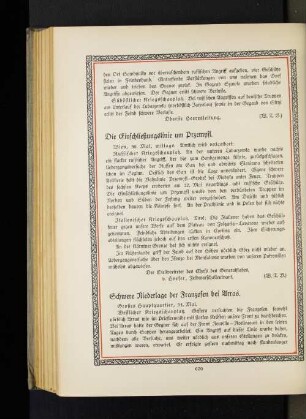 Schwere Niederlage der Franzosen bei Arras.