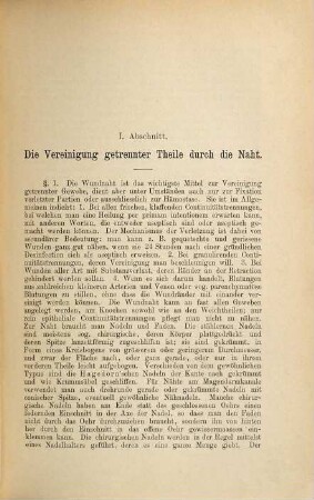 Lehrbuch der chirurgischen Operationen und der chirurgischen Verbände : mit 60 in den Text gedruckten Holzschnitten