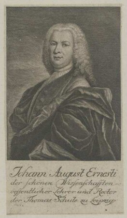 Bildnis des Johann August Ernesti