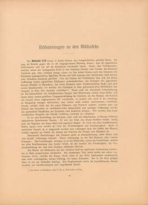 Erläuterungen zu den Bildtafeln