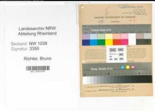 Entnazifizierung Bruno Richter , geb. 10.06.1895 (Bahnbeamter)