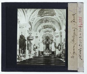 Weyarn, St. Peter und Paul : Innenansicht, Blick nach O