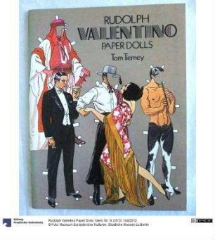 Rudolph Valentino Paper Dolls