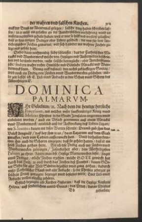 Dominica Palmarum.