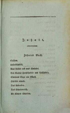 Kosegarten's Dichtungen : [in acht Bänden], 8. Lyrischer Gedichte zehntes, elftes, zwölftes Buch