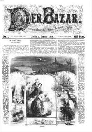 Der Bazar : illustrirte Damen-Zeitung. 4. 1858