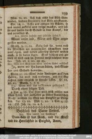 Beschluß des Vater Unsers.