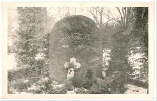 Fotografie der Grabstätte Elsa Regers (1870-1951)