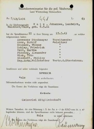 Walz, Johannes