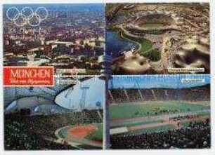 Postkarte zu den Olympischen Spielen 1972