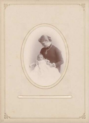 Unbekannt (Dame mit Säugling)