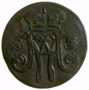 Münze, Heller, 1736