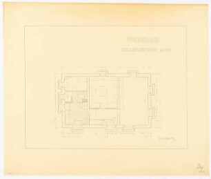 Wohnhaus: Grundriss Kellergeschoss M 1:50