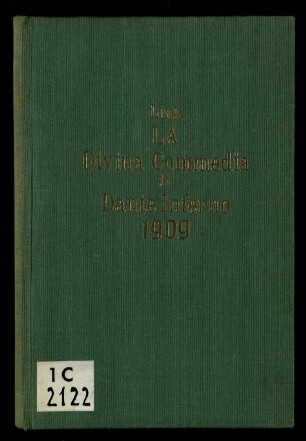 La divina commedia di Dante Alighieri / Inferno