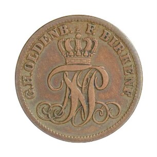 Münze, 2 Pfennig, 1858