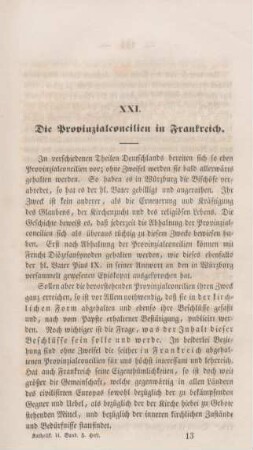193-216 Die Provinzialconcilien in Frankreich