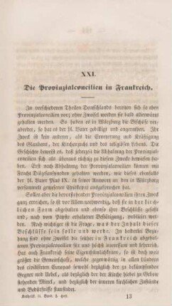 193-216 Die Provinzialconcilien in Frankreich