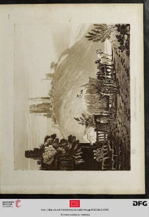Plate 90 Corfe Castle. Dorsetshire