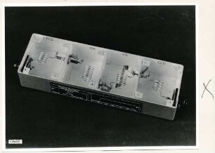 Tiefpass TP 9 Ansicht von oben, offen, Foto 1959
