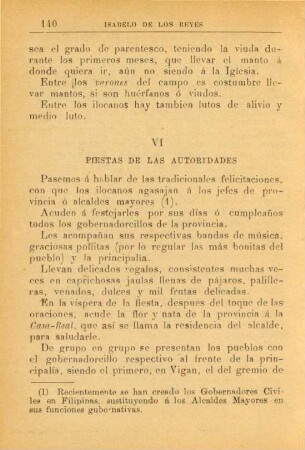 VI. Fiestas de las autoridades