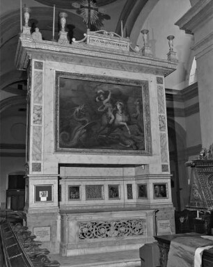 Altare Vasari — Rückseite des Altars