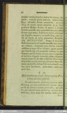 §. 26. Meliorationes feodi filiae coram Paribus domini petent